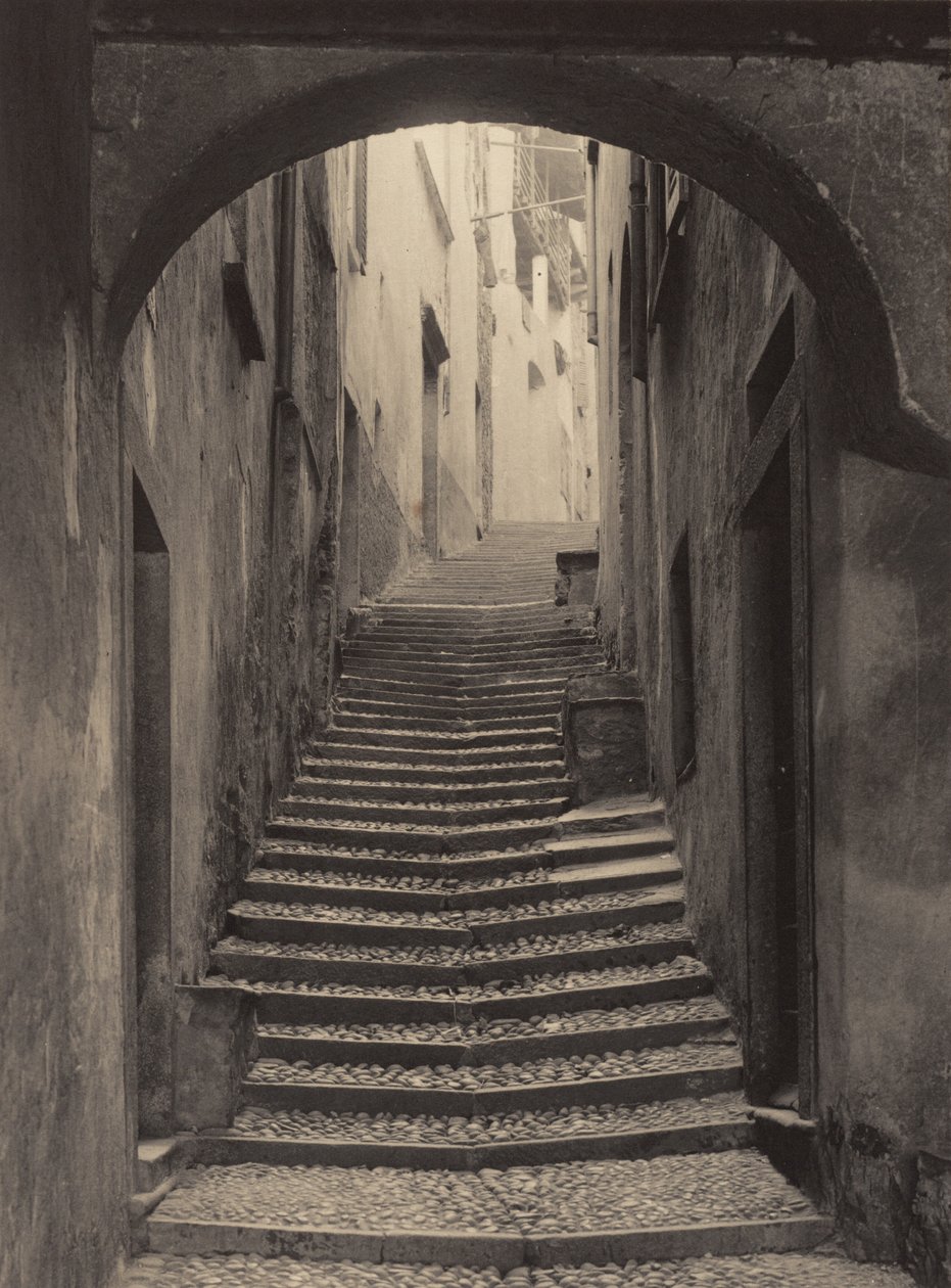 En gata i Bellagio av Alfred Stieglitz