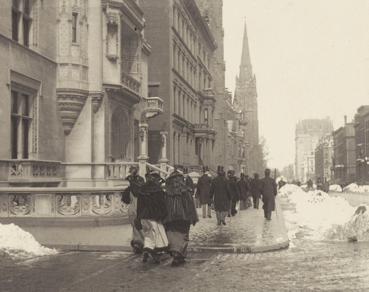 En söndagsmorgon, New York av Alfred Stieglitz