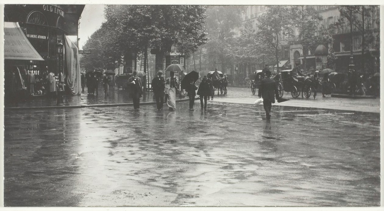 A Wet Day on the Boulevard, Paris, 1894, tryckt 191832. av Alfred Stieglitz