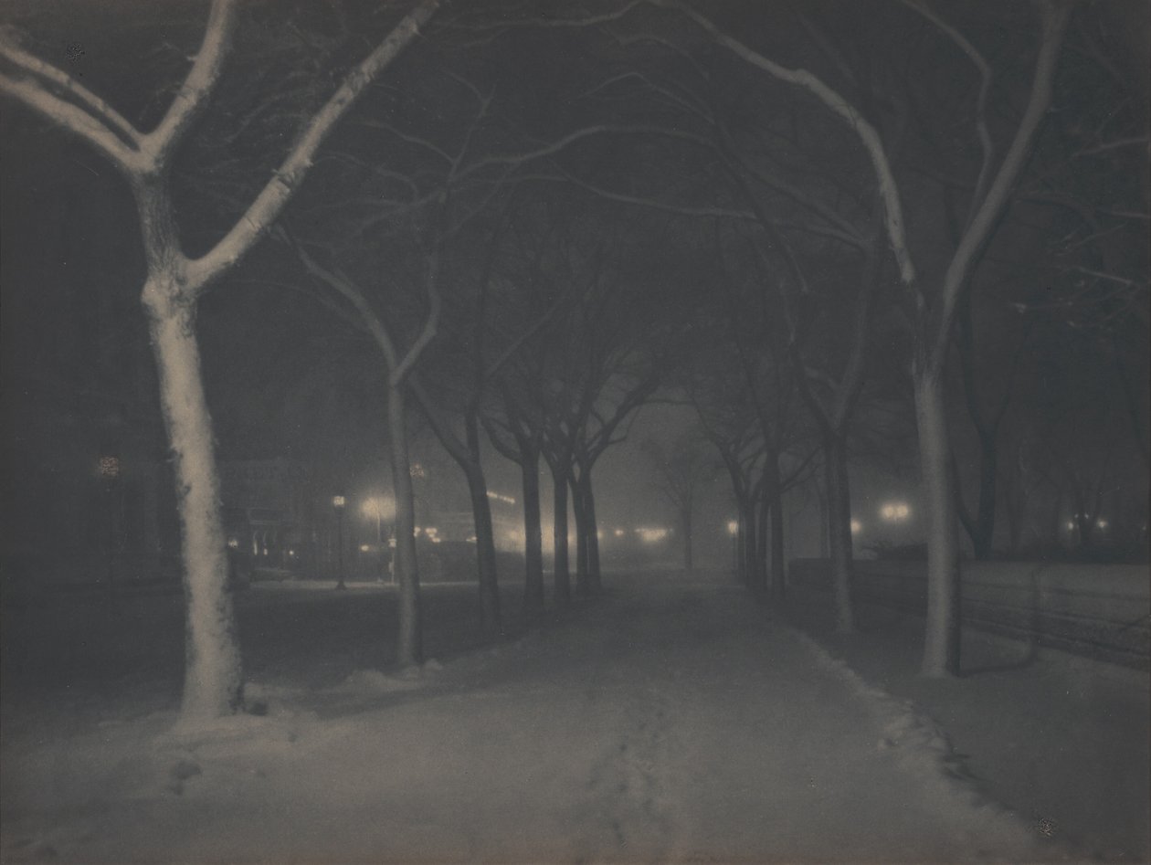 En iskall natt av Alfred Stieglitz