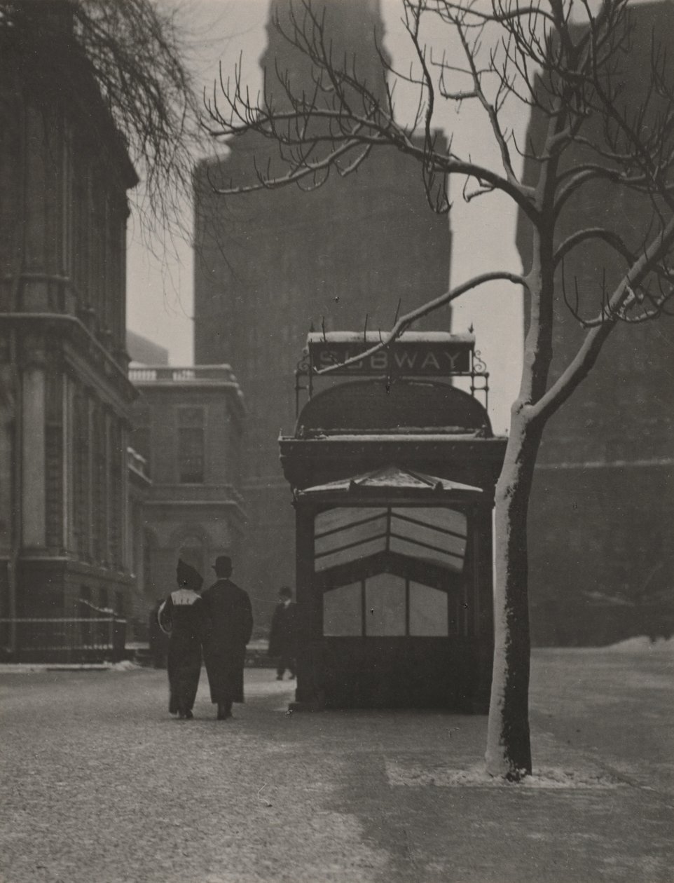 I stadshuset i New York av Alfred Stieglitz