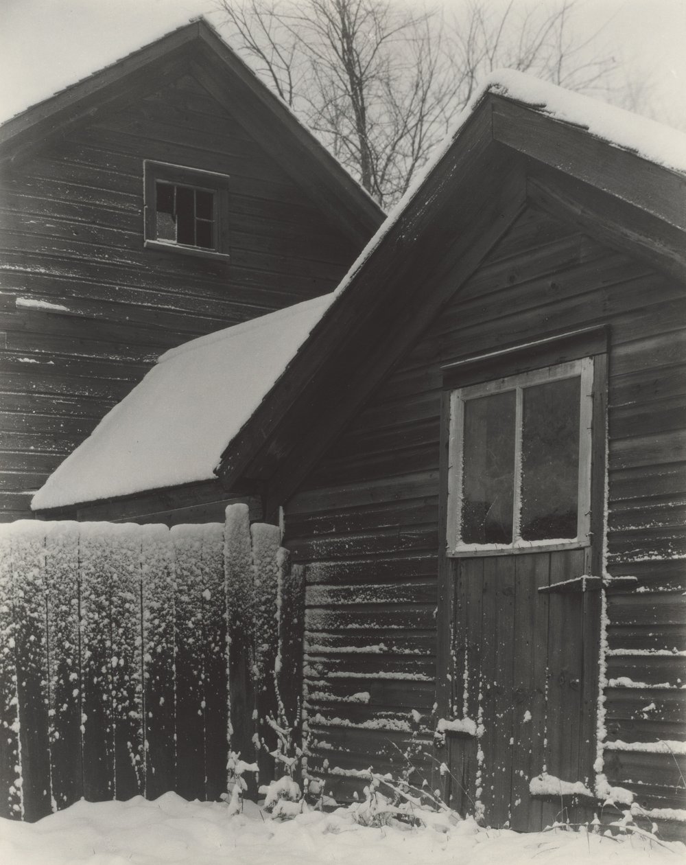 Barn  Snow av Alfred Stieglitz