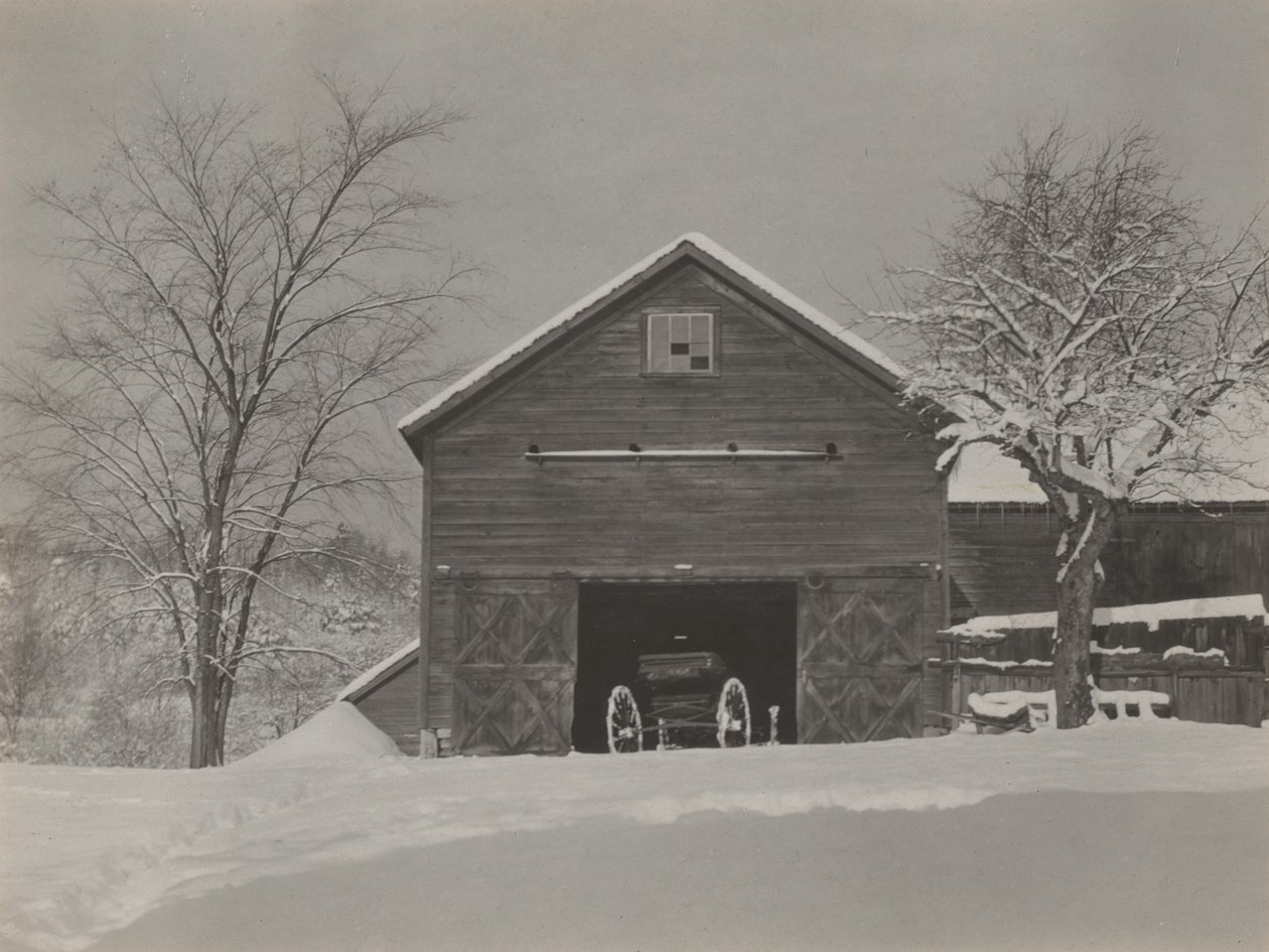 Lada och snö av Alfred Stieglitz