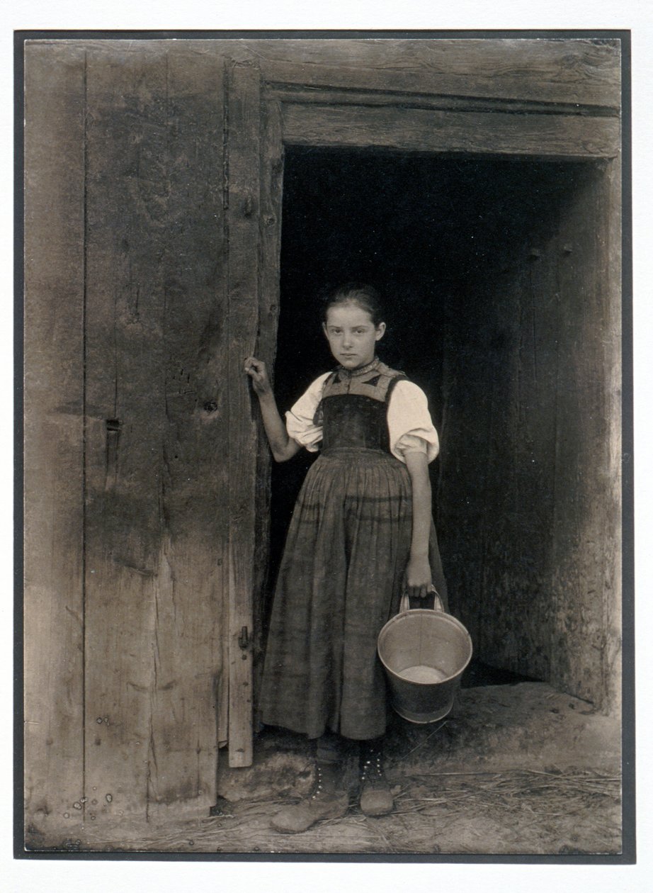 Bondflicka från Schwarzwald av Alfred Stieglitz