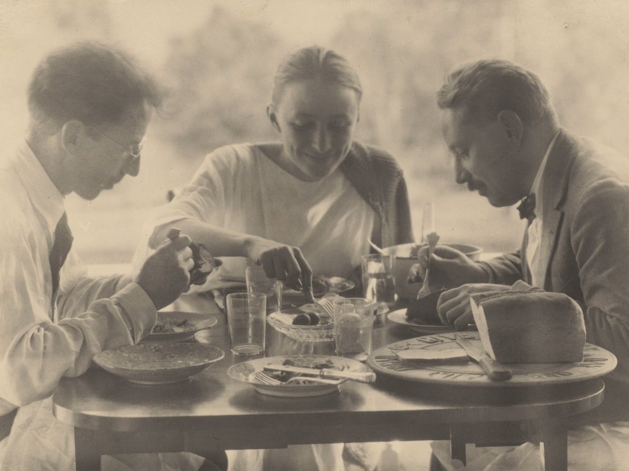 Charles Duncan, Georgia O’Keeffe och Paul Rosenfeld av Alfred Stieglitz
