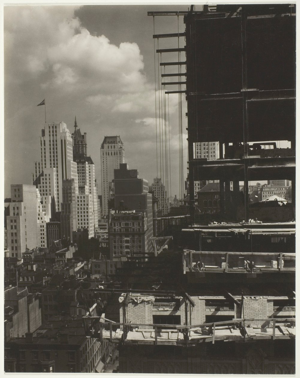 Från mitt fönster på An American Place, North av Alfred Stieglitz