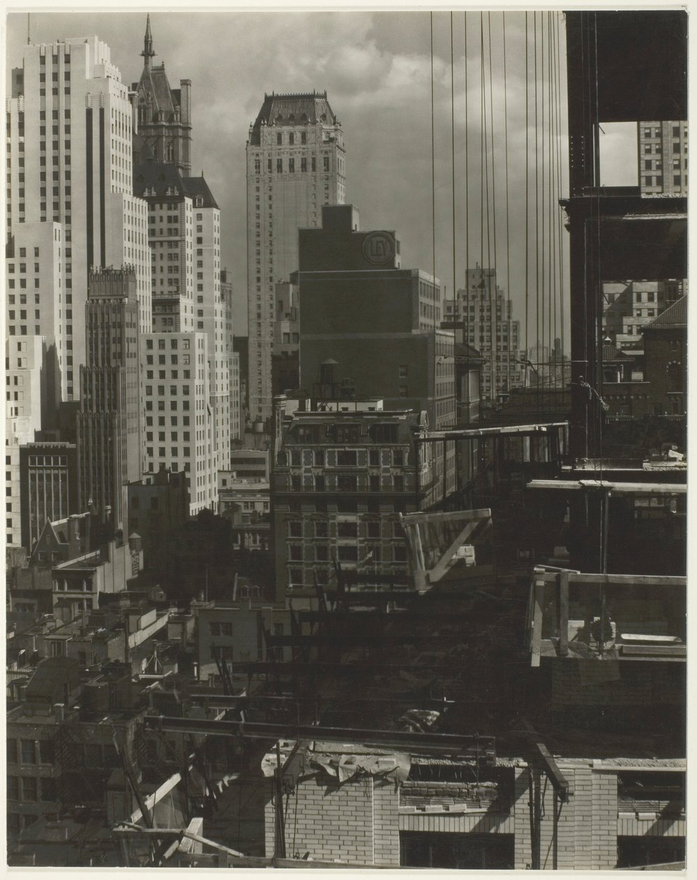 Från mitt fönster på An American Place, North av Alfred Stieglitz