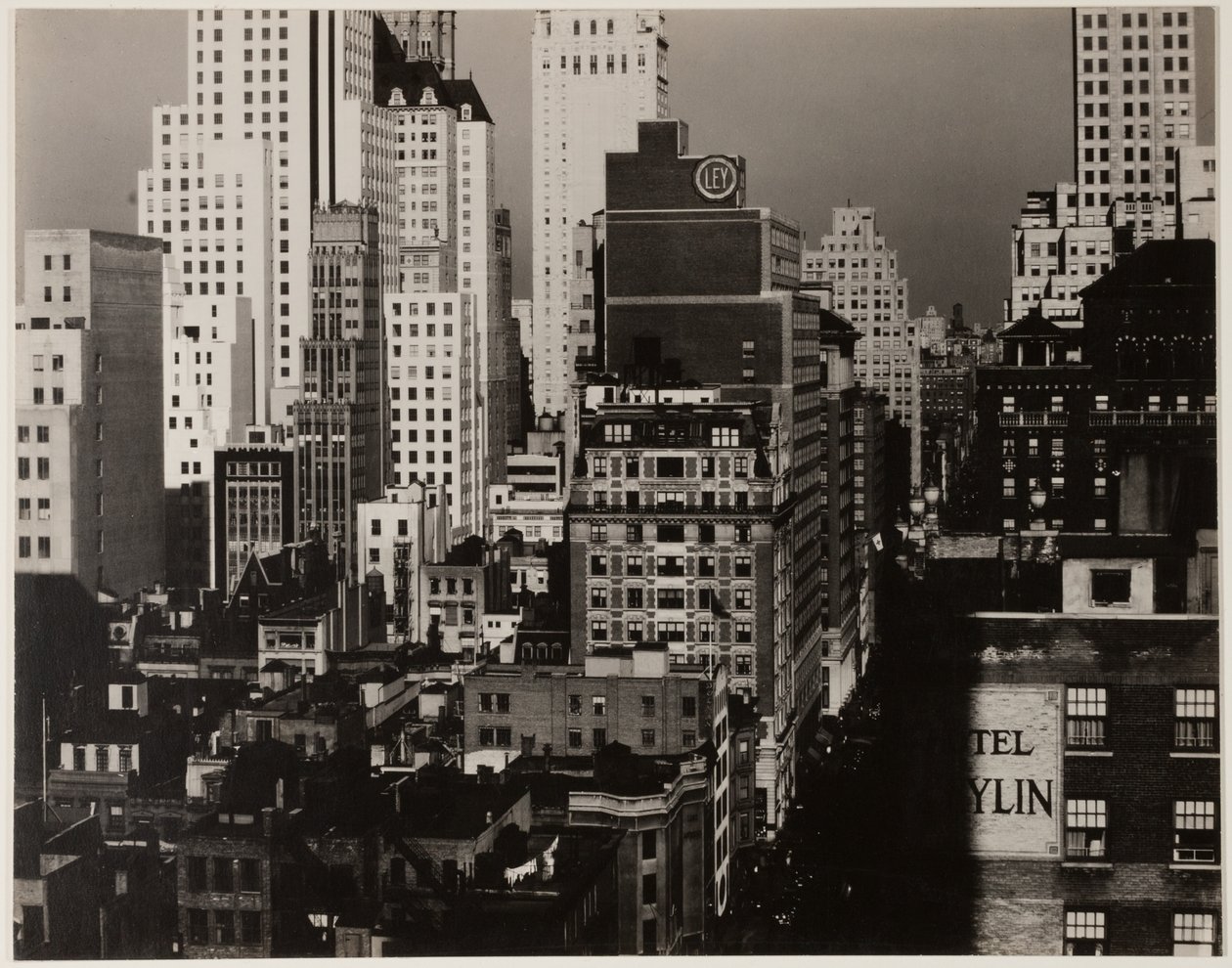 Från mitt fönster på An American Place, North av Alfred Stieglitz