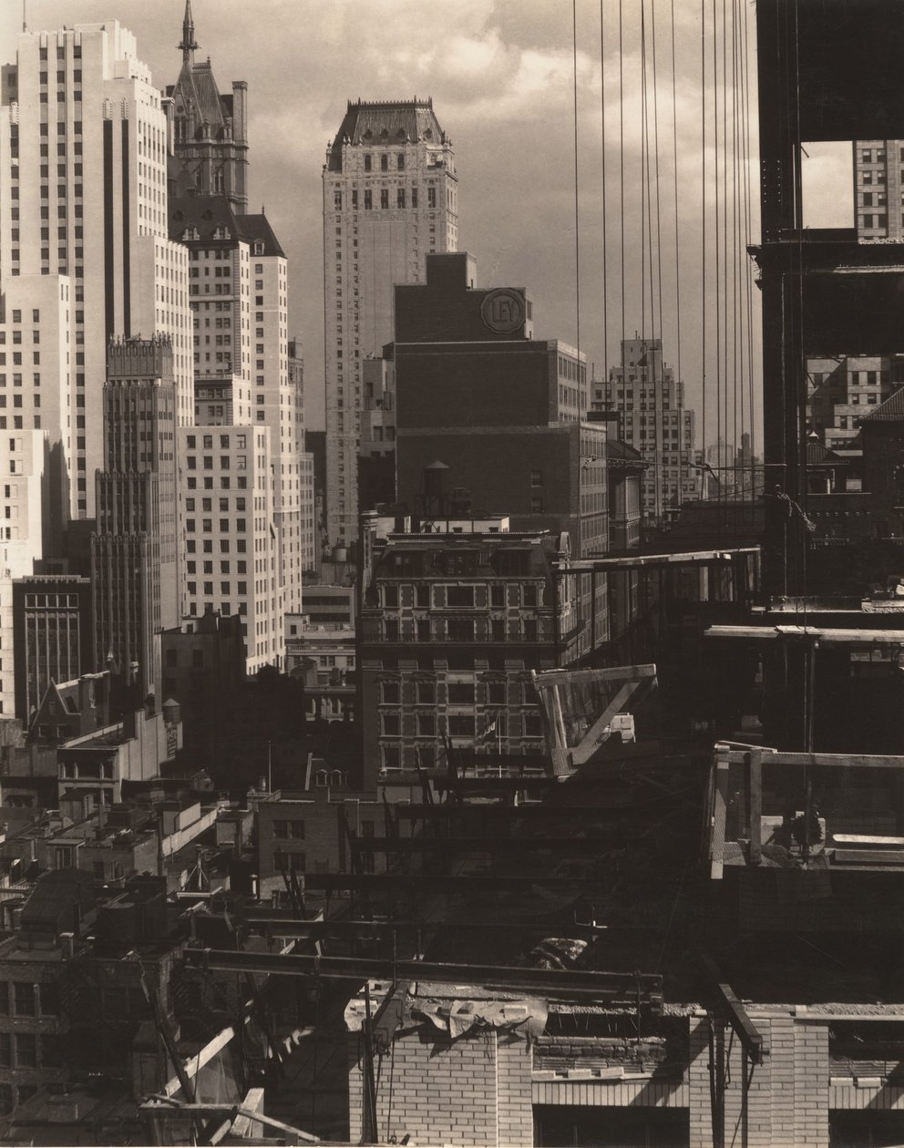 Från mitt fönster på An American Place, North av Alfred Stieglitz
