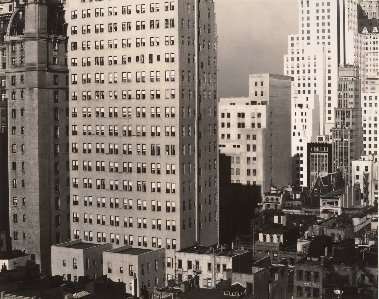 Från mitt fönster på An American Place, North av Alfred Stieglitz