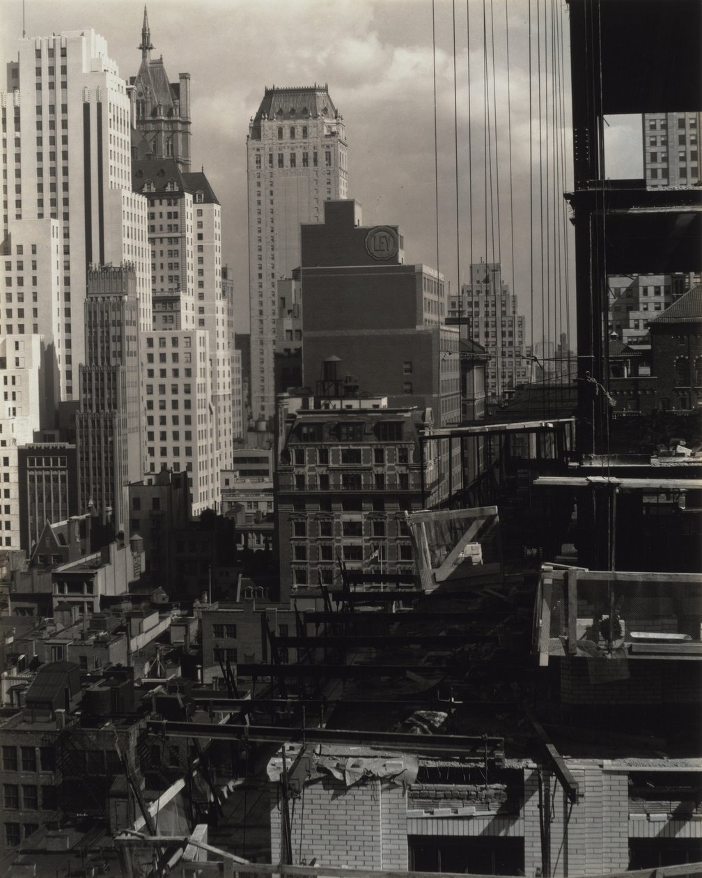 Från mitt fönster på An American Place, North av Alfred Stieglitz