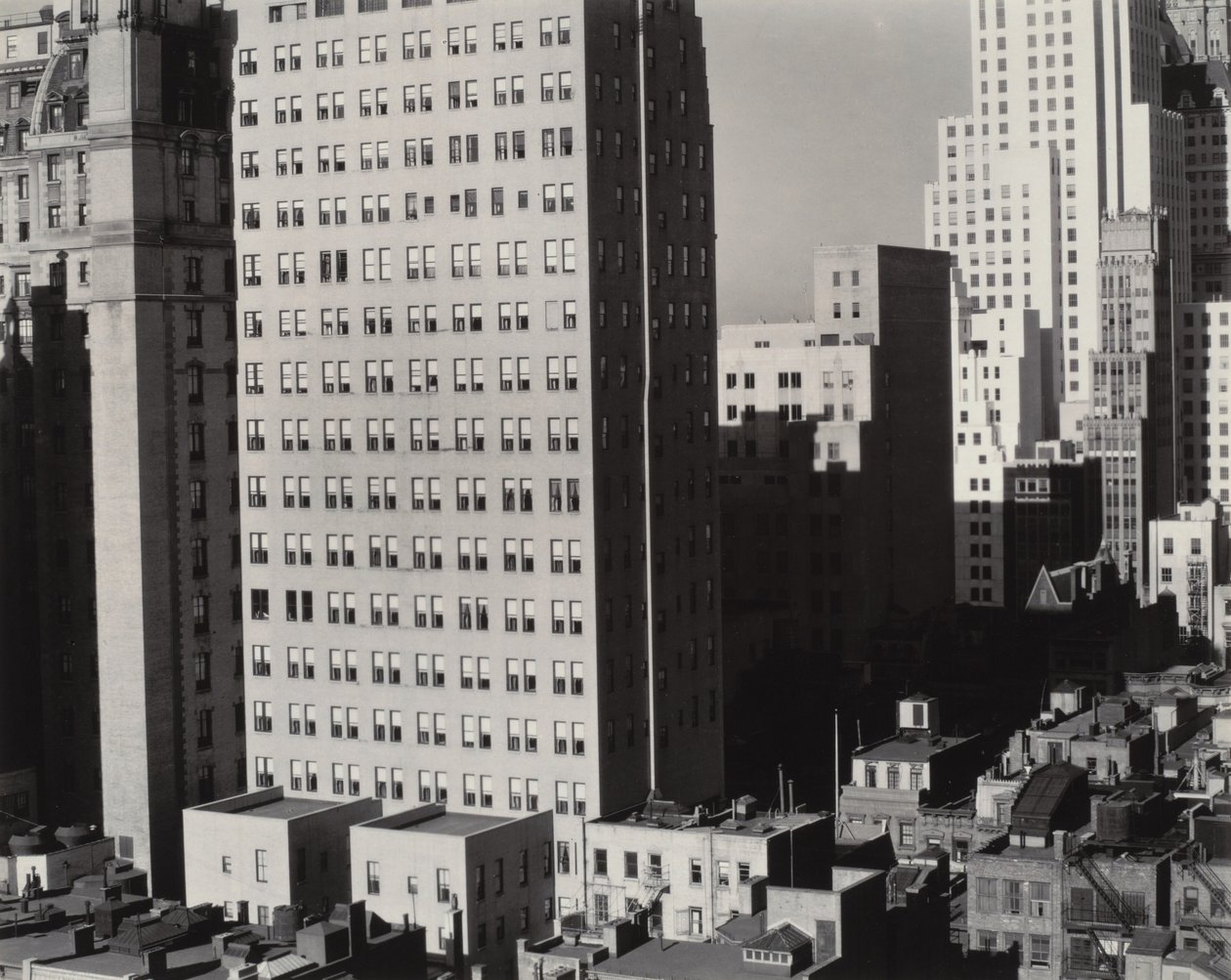 Från mitt fönster på An American Place, North av Alfred Stieglitz