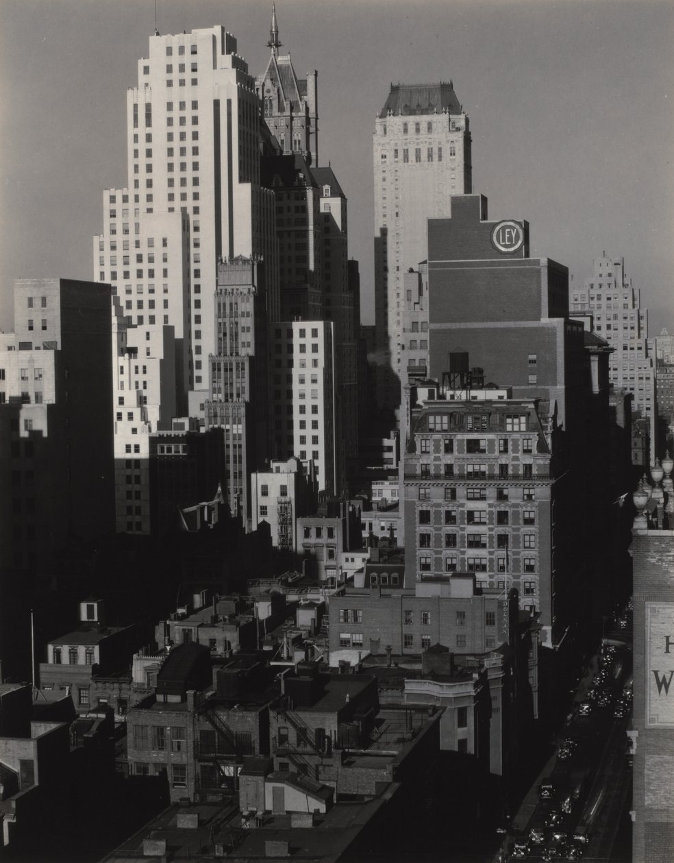 Från mitt fönster på An American Place, North av Alfred Stieglitz