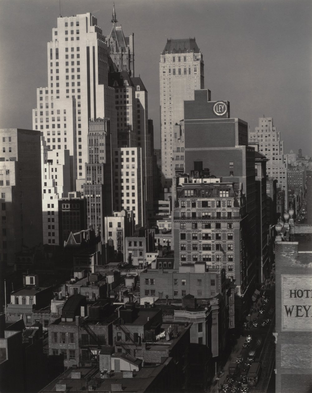 Från mitt fönster på An American Place, North av Alfred Stieglitz