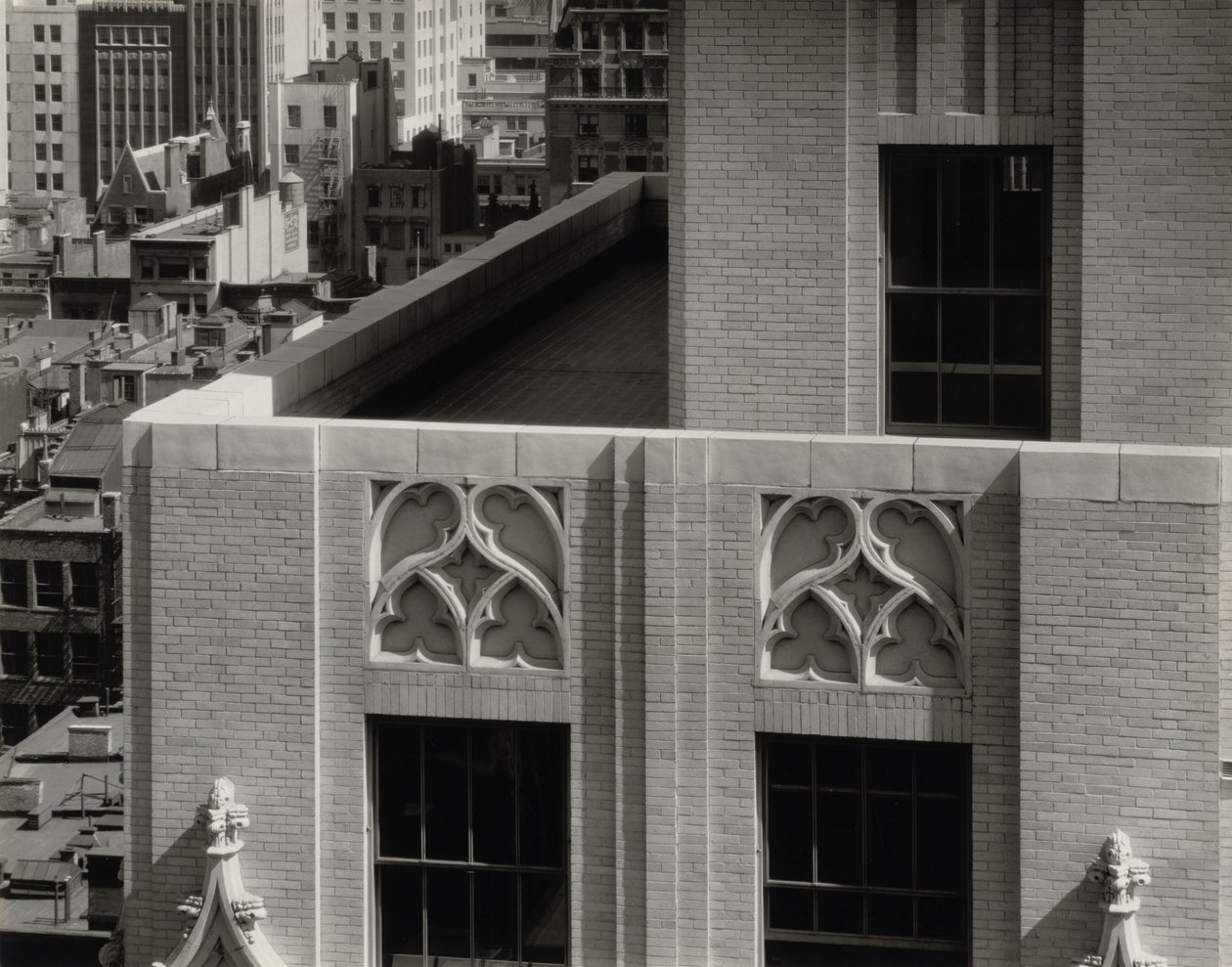 Från mitt fönster på An American Place, norrut av Alfred Stieglitz
