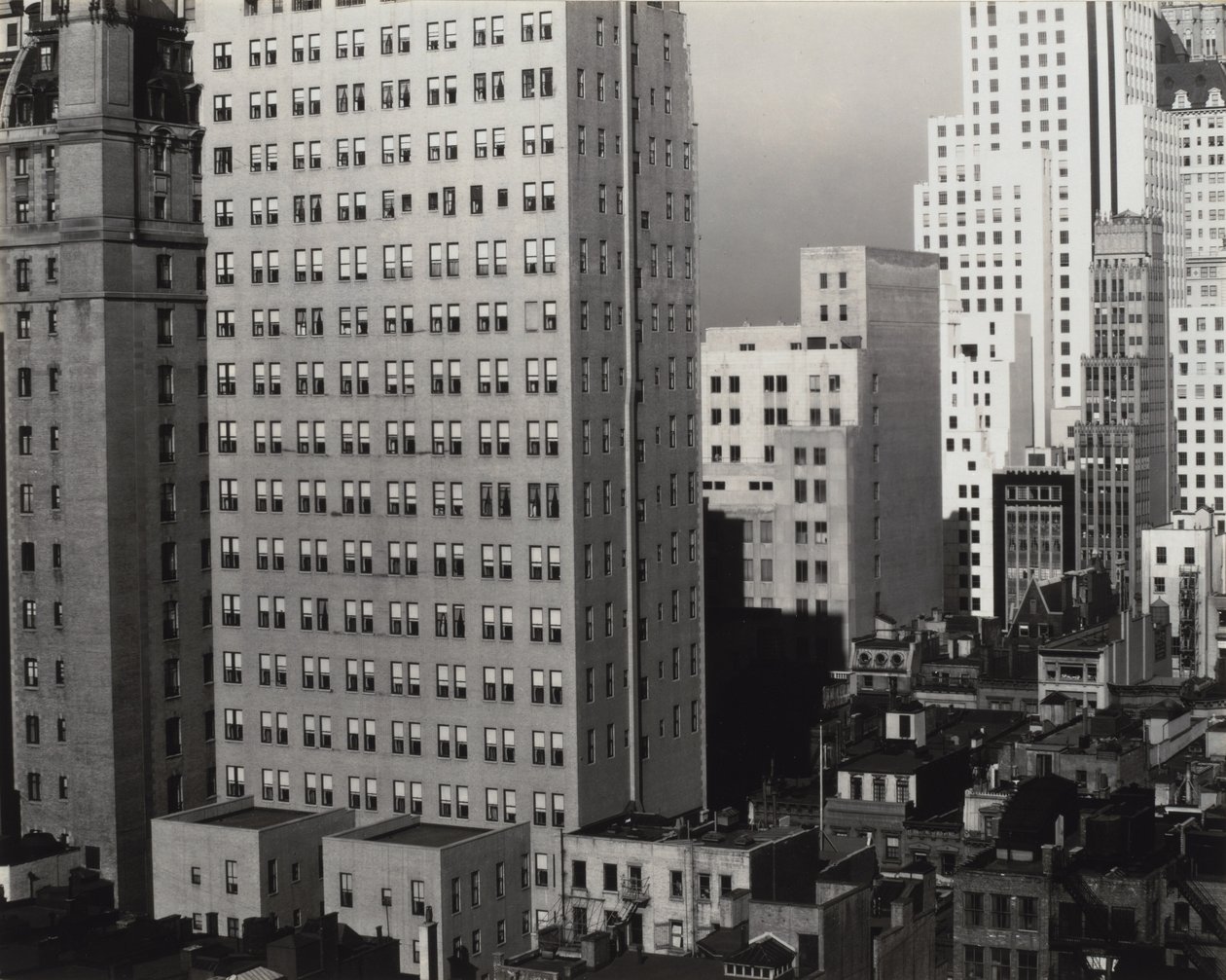 Från mitt fönster på An American Place, norr av Alfred Stieglitz