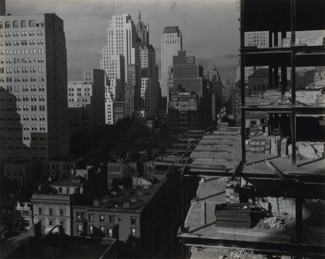 Från mitt fönster på An American Place, norr av Alfred Stieglitz