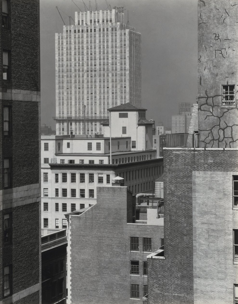 Från mitt fönster på An American Place, sydväst av Alfred Stieglitz
