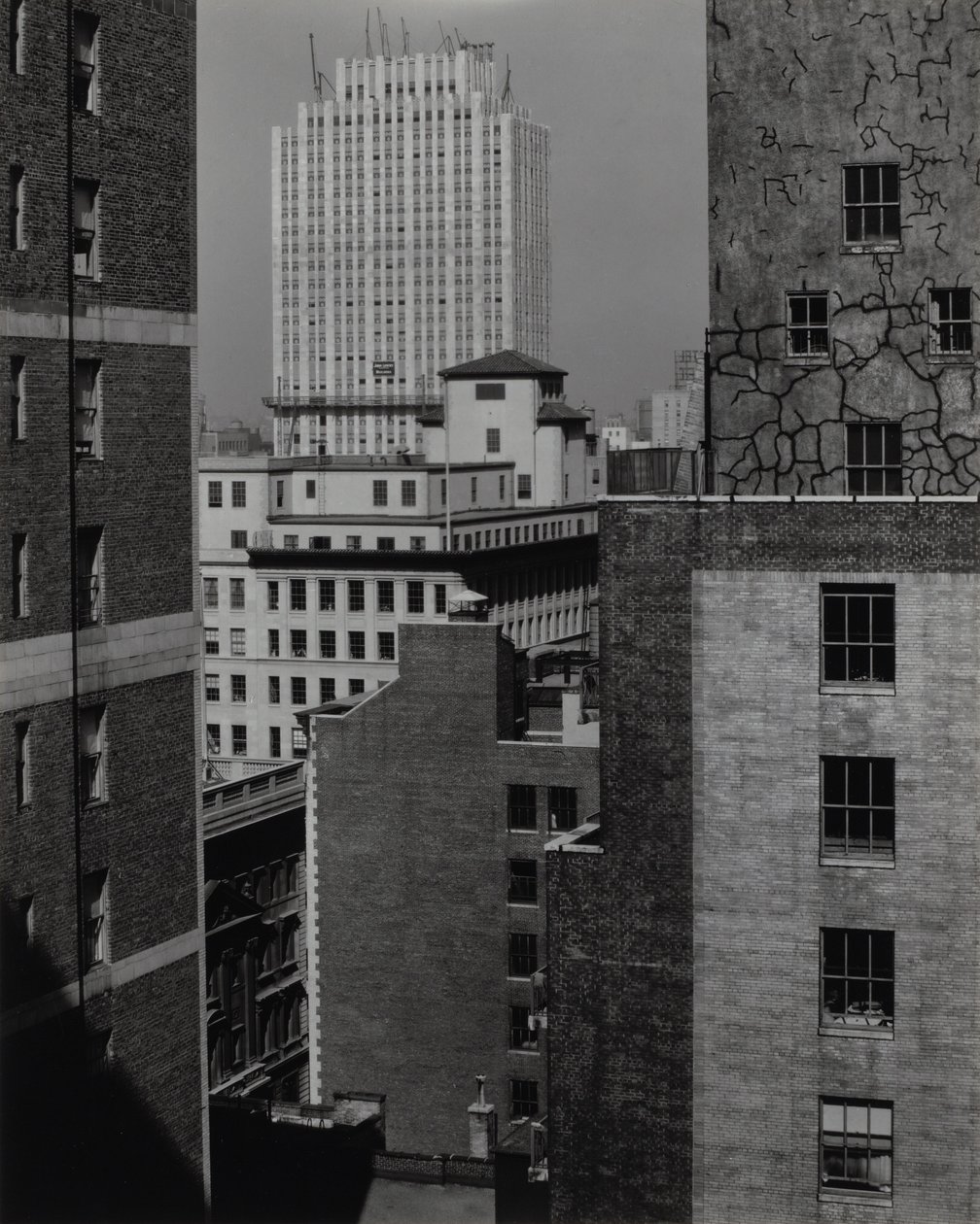 Från mitt fönster på An American Place, sydväst av Alfred Stieglitz