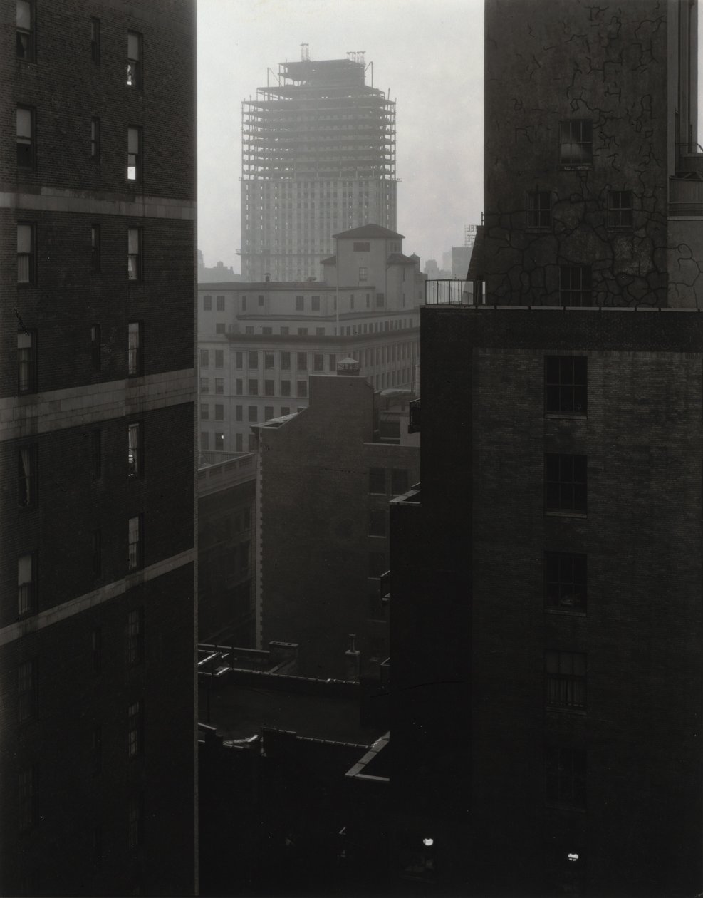 Från mitt fönster på An American Place, sydväst av Alfred Stieglitz