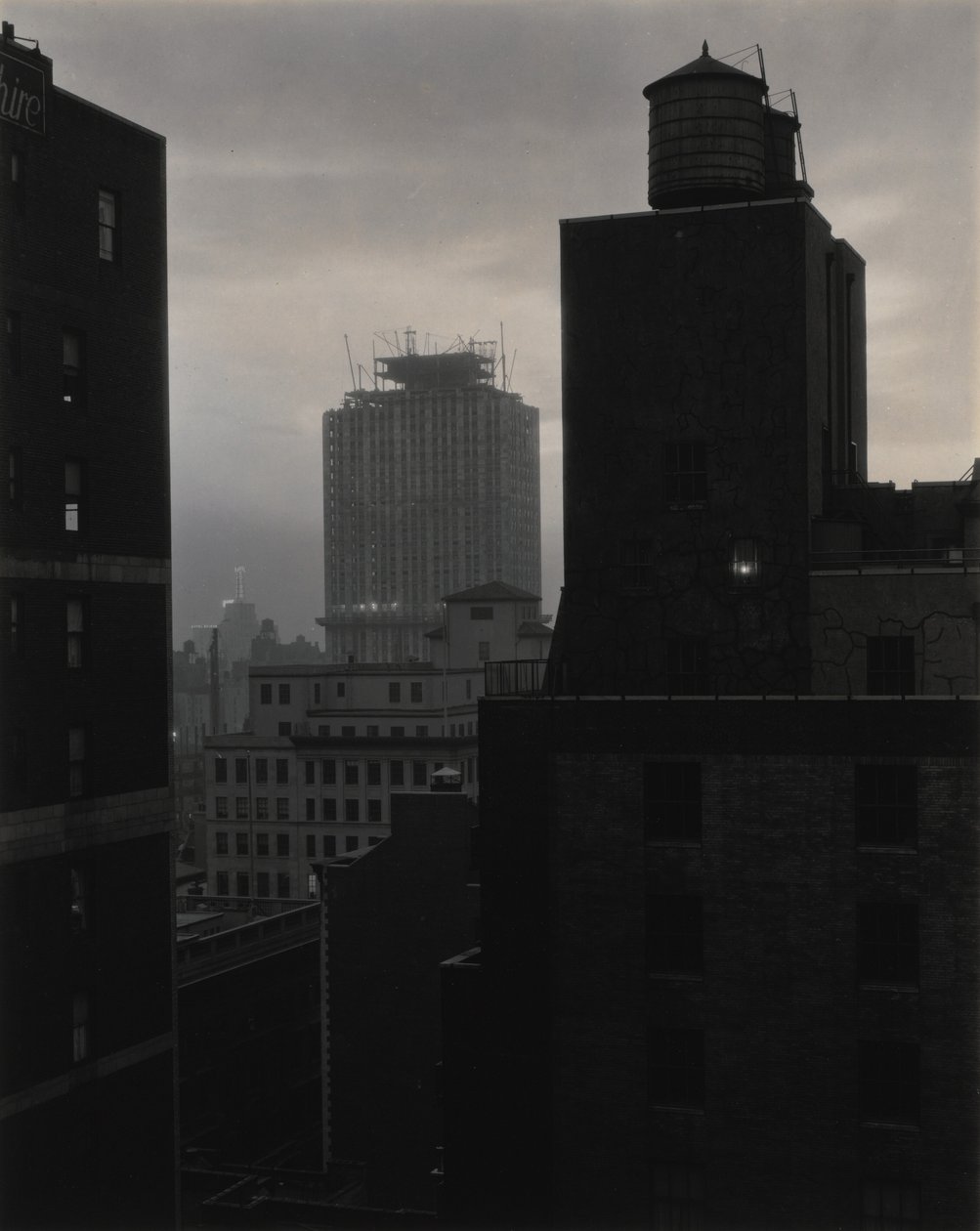 Från mitt fönster på An American Place, sydväst av Alfred Stieglitz