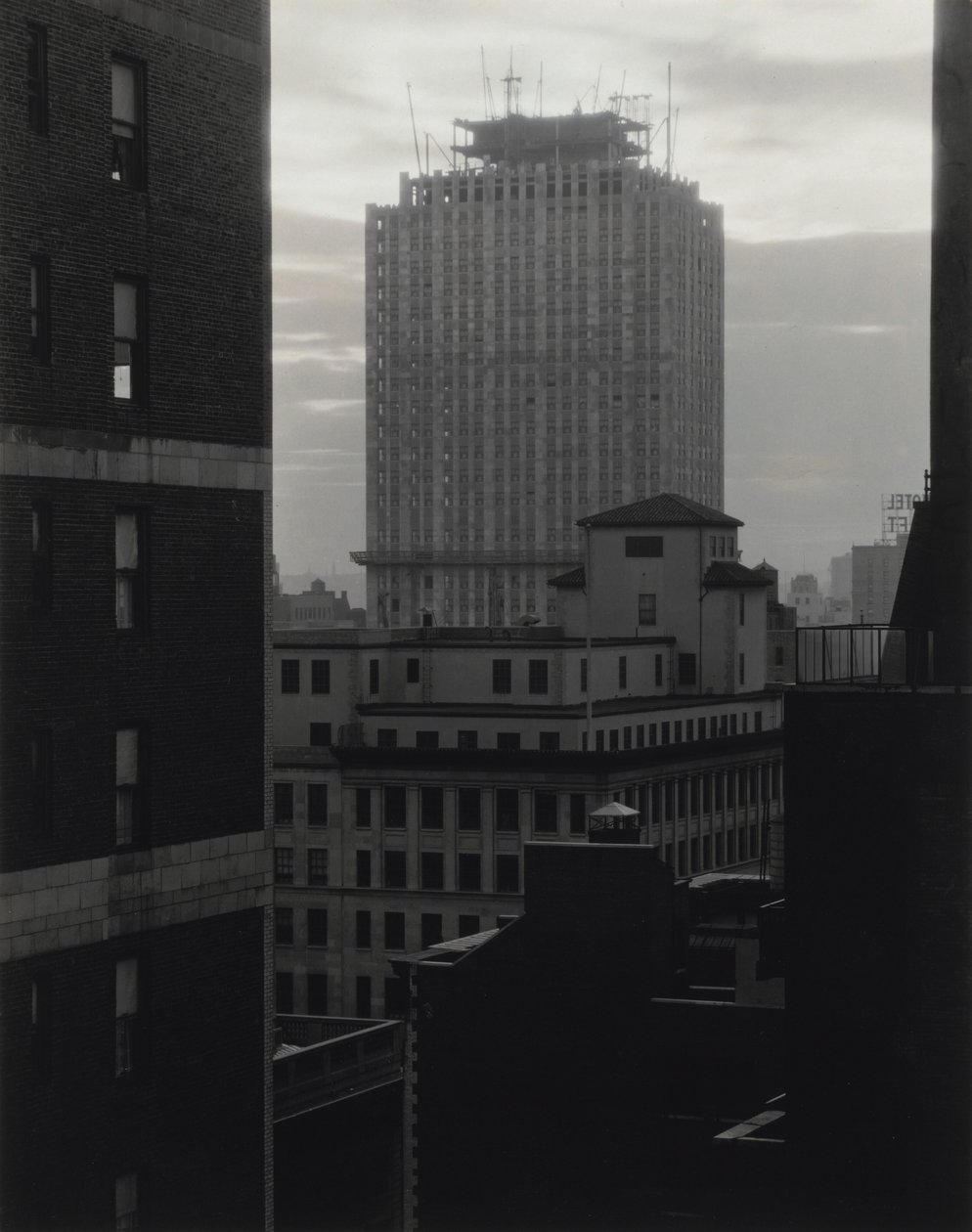 Från mitt fönster på An American Place, sydväst av Alfred Stieglitz