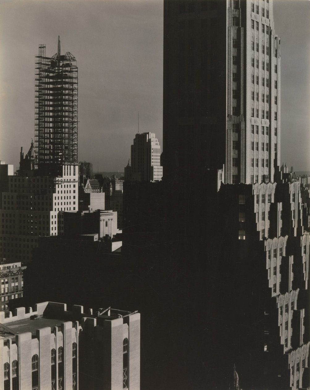 Från mitt fönster på Shelton, North av Alfred Stieglitz