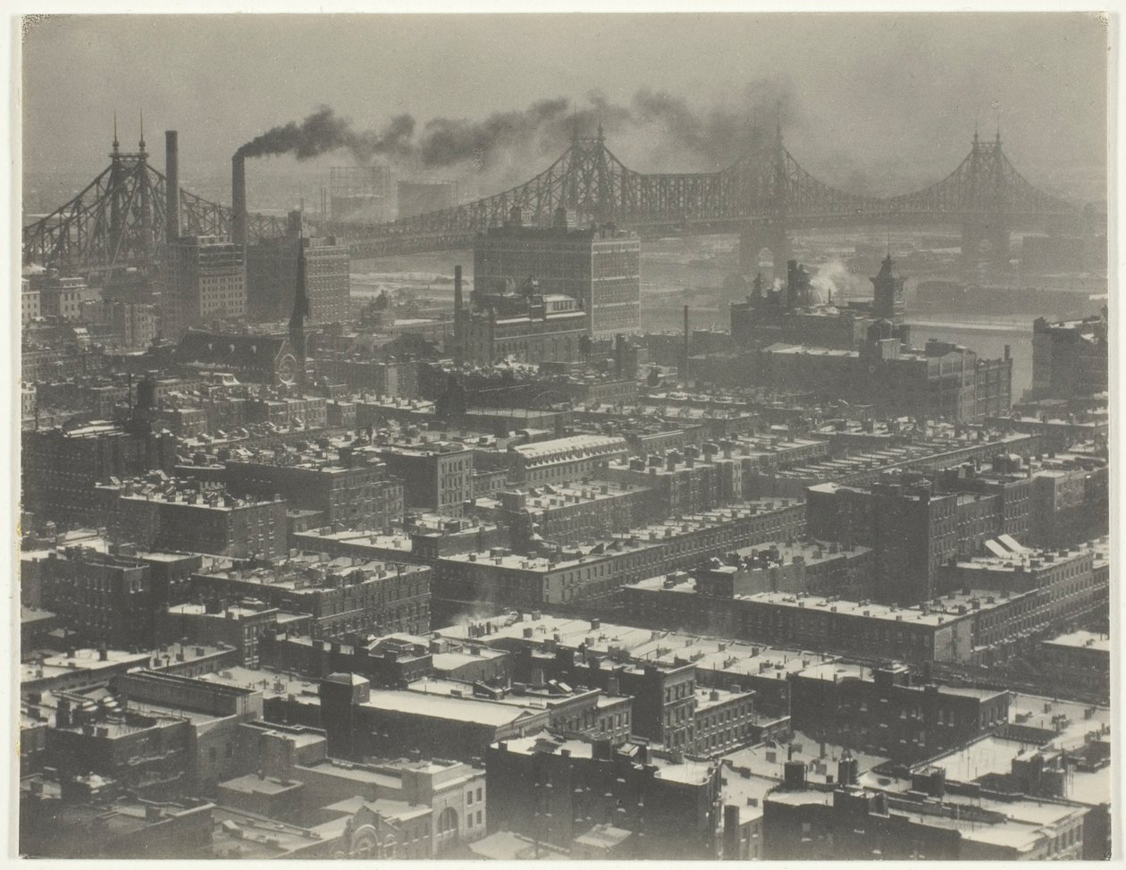 Från rum "3003" - The Shelton, New York, Looking Northeast av Alfred Stieglitz
