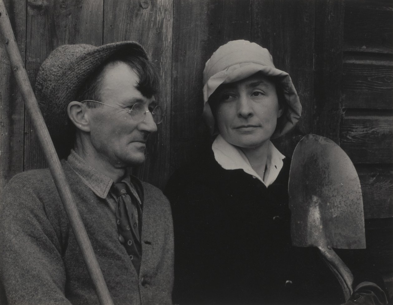 Georgia O’Keeffe och Donald Davidson av Alfred Stieglitz