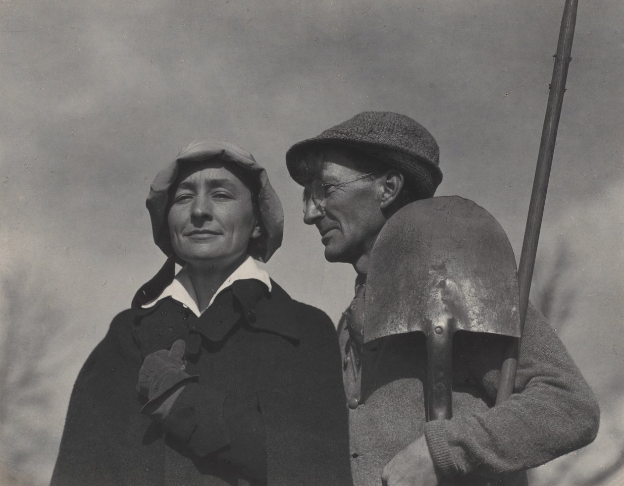 Georgia O’Keeffe och Donald Davidson av Alfred Stieglitz