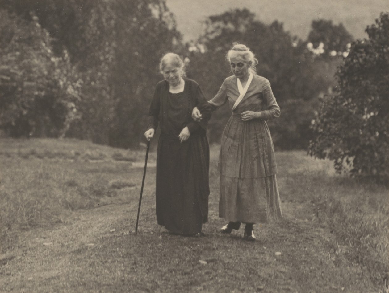 Hedwig Stieglitz och Katherine Herzig, Lake George av Alfred Stieglitz