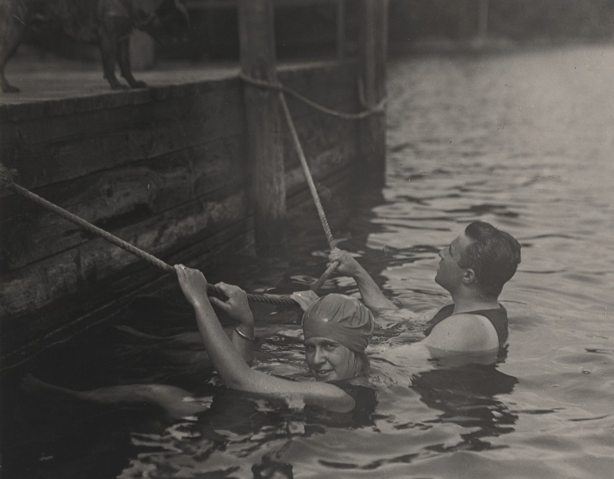 Kitty Stieglitz och Edward Stieglitz av Alfred Stieglitz