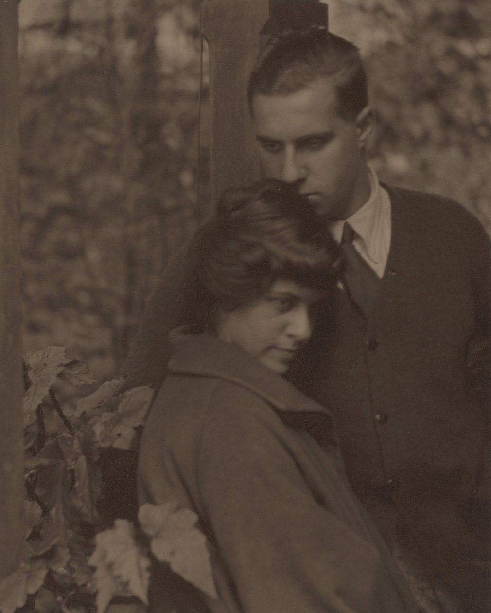 Kitty Stieglitz och Edward Stieglitz av Alfred Stieglitz