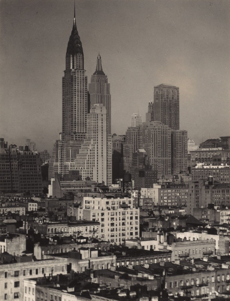 New York från 405 East 54th Street av Alfred Stieglitz