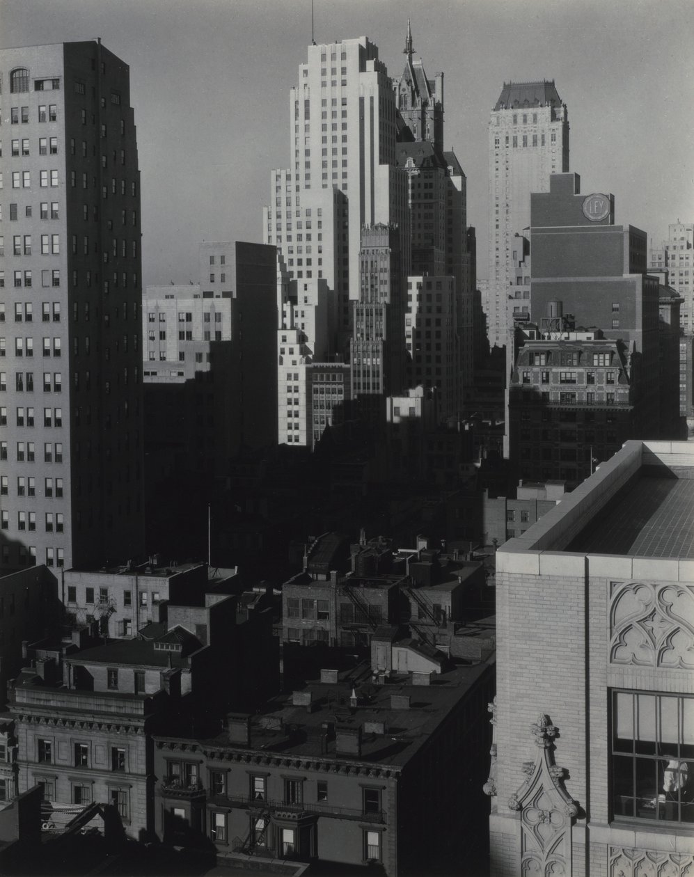 New York från An American Place av Alfred Stieglitz