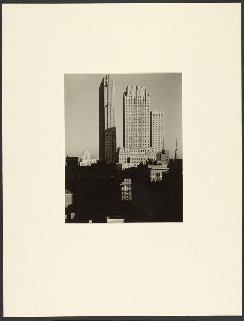 New York från Shelton av Alfred Stieglitz