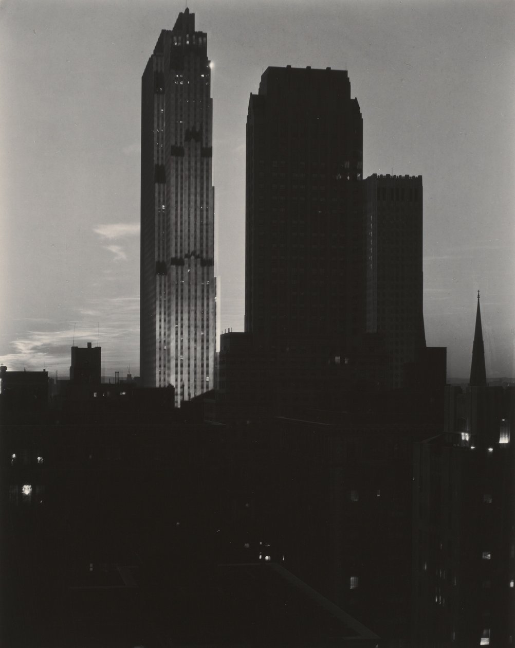 New York från Shelton av Alfred Stieglitz