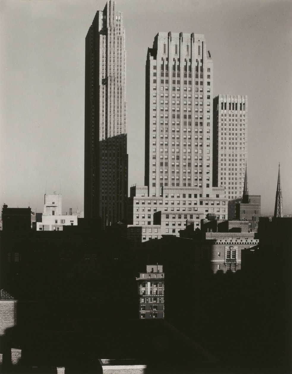 New York från Shelton av Alfred Stieglitz