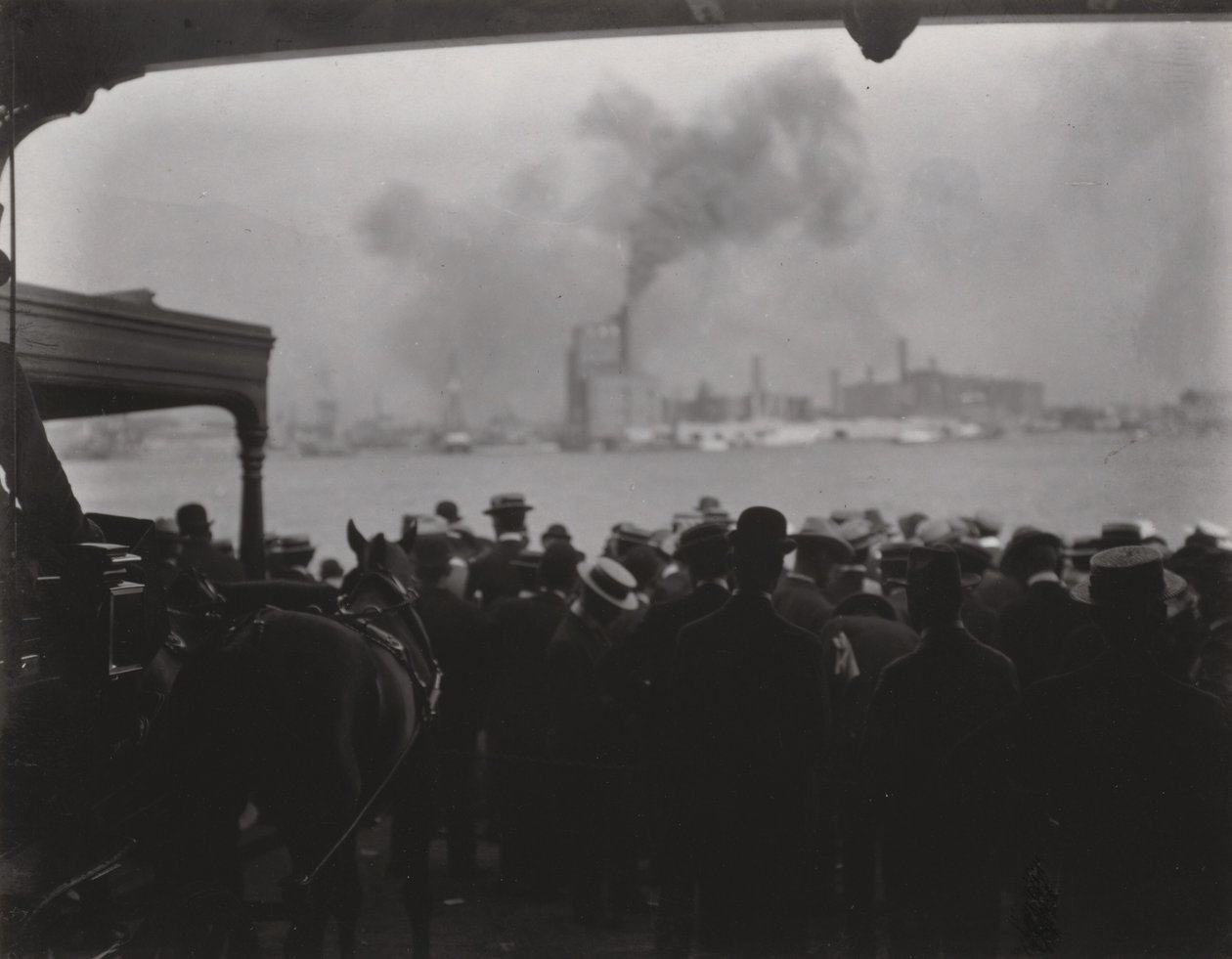 På färjan av Alfred Stieglitz