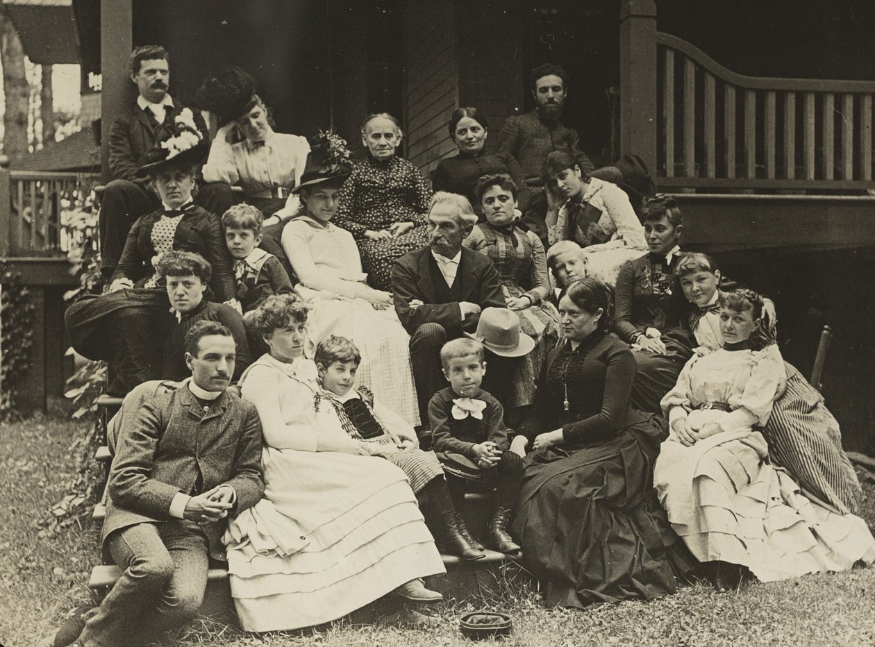 Stieglitz-familjen i Oaklawn, Lake George av Alfred Stieglitz