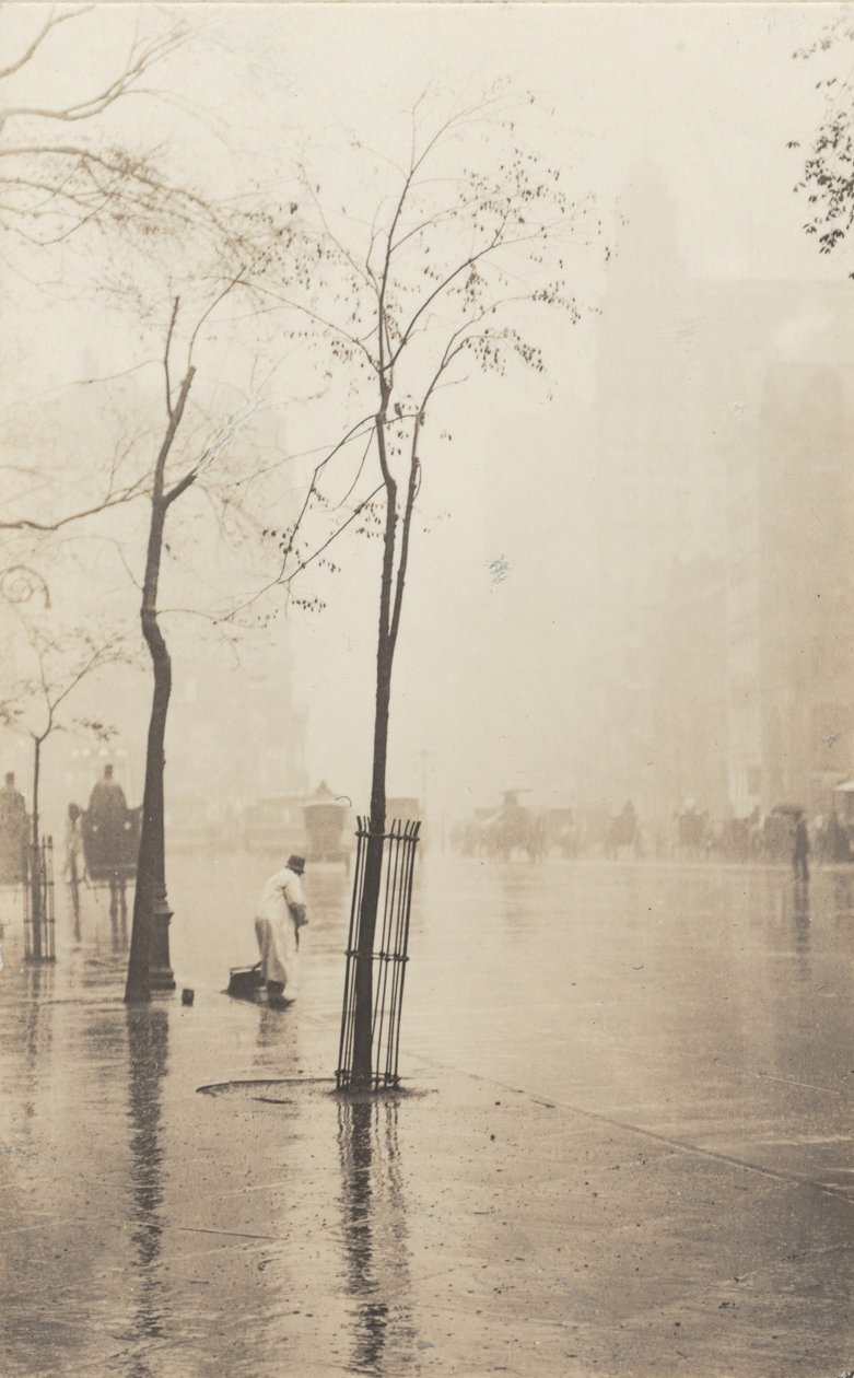 Gatufegaren och det lilla trädet av Alfred Stieglitz