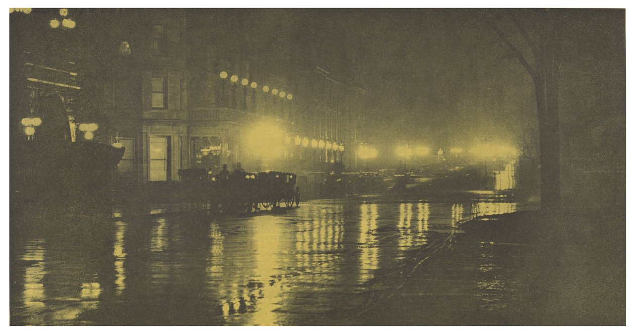 Nattens sken - New York av Alfred Stieglitz