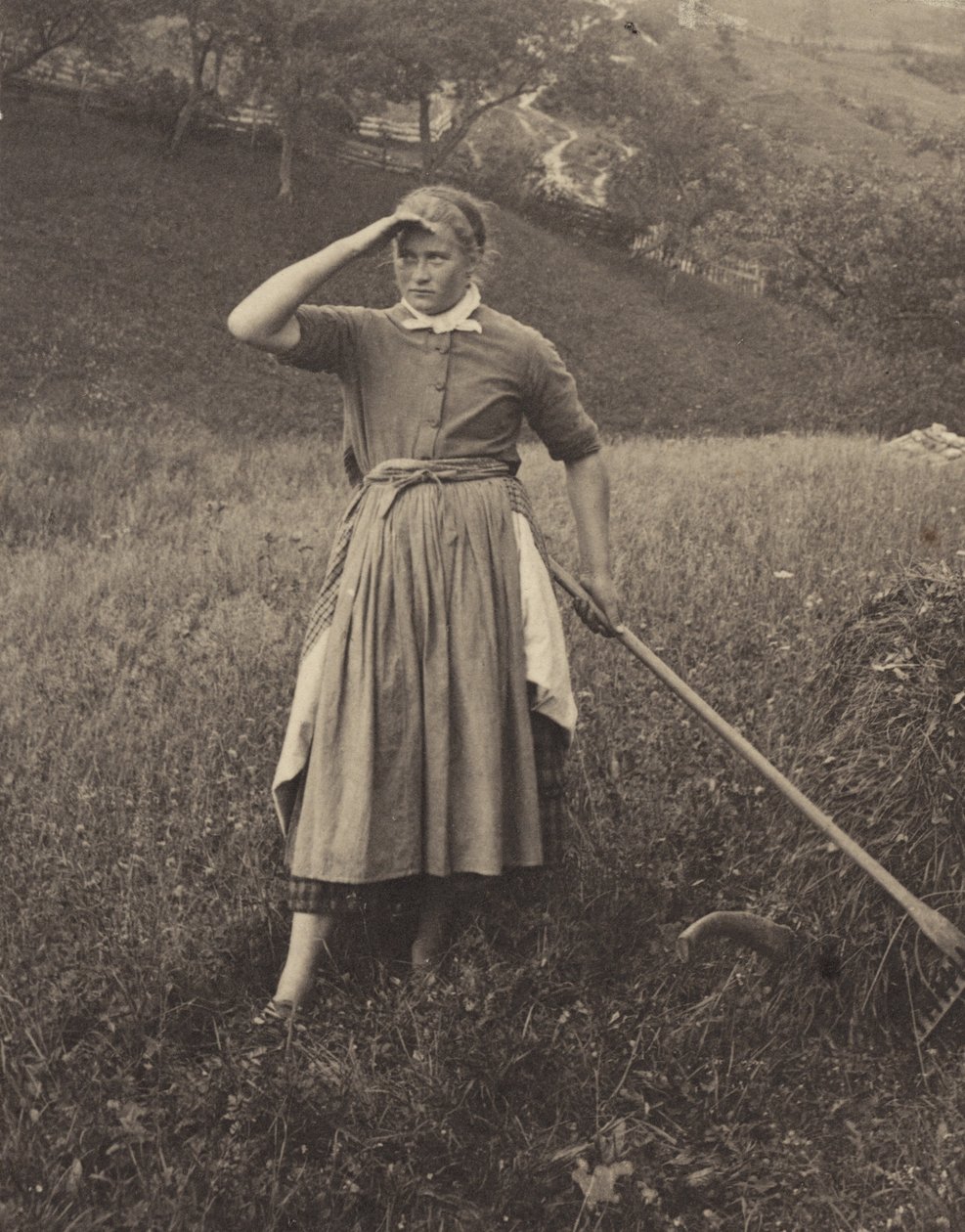 Skörden, Mittenwald av Alfred Stieglitz