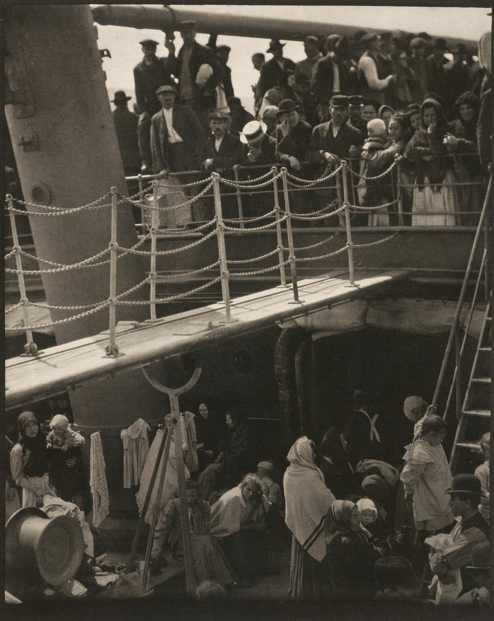 The Steerage, 1907, tryckt 1915. av Alfred Stieglitz