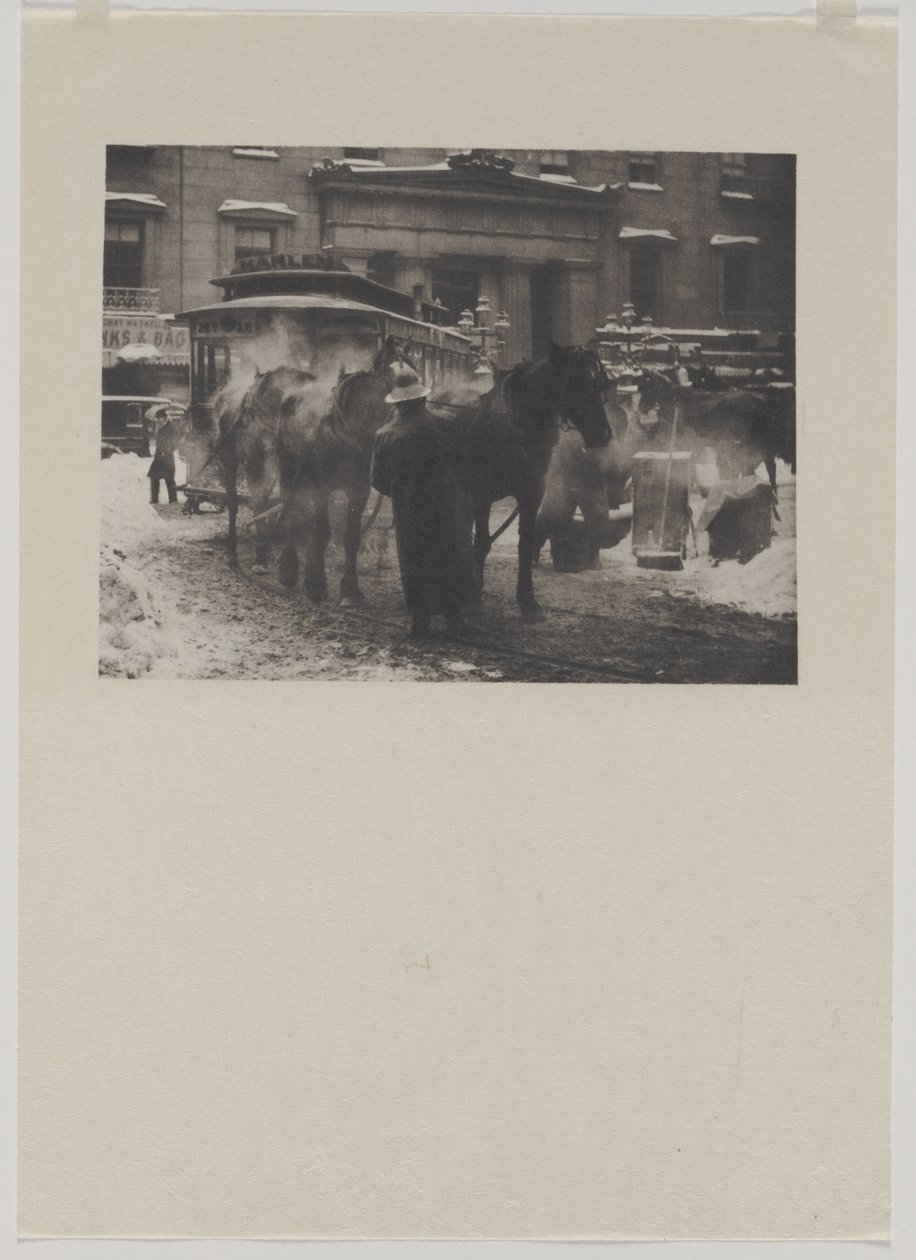 Terminalen, 1893 tryckt 1911. av Alfred Stieglitz