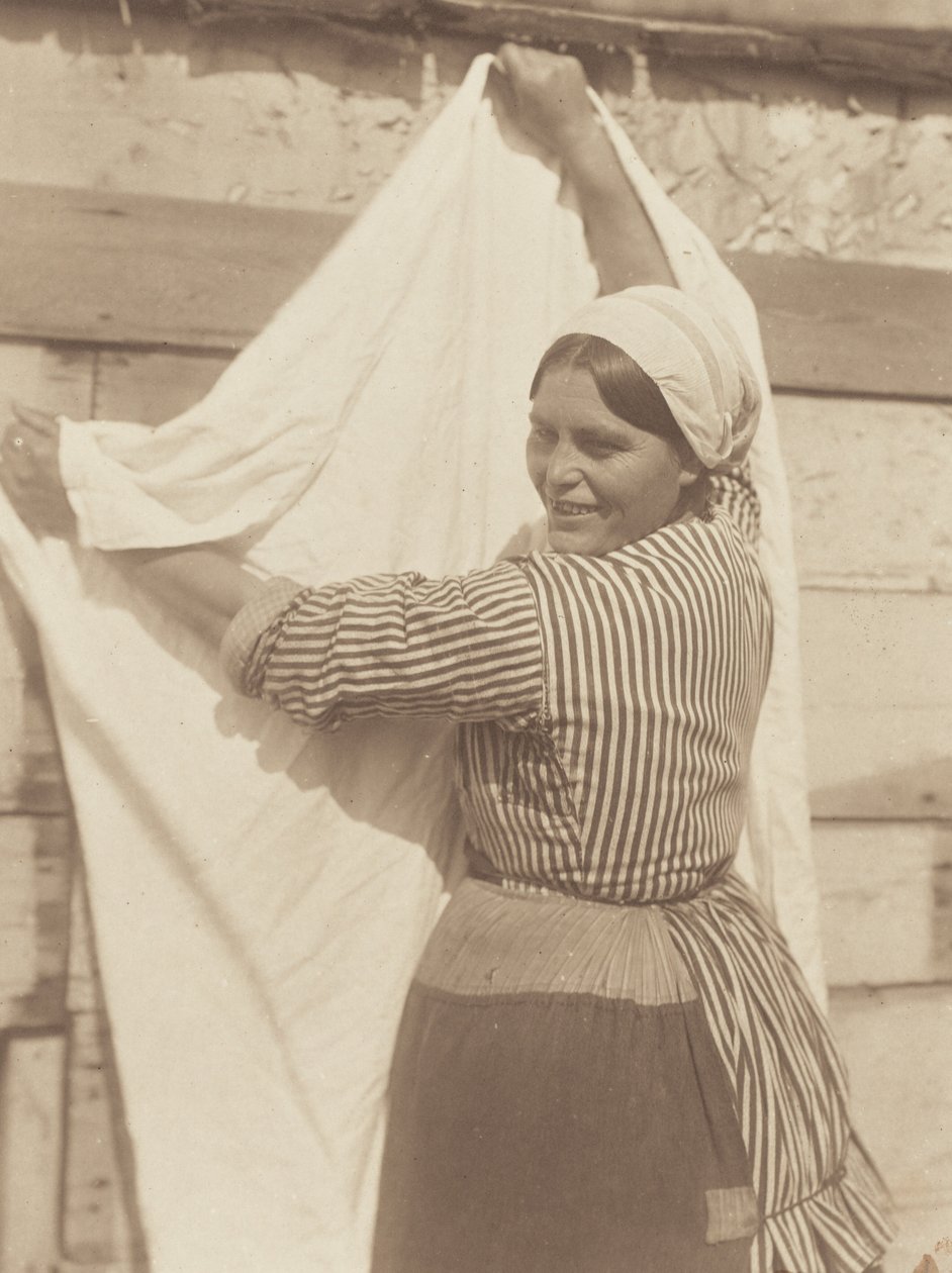 Tvättdag, Katwijk av Alfred Stieglitz