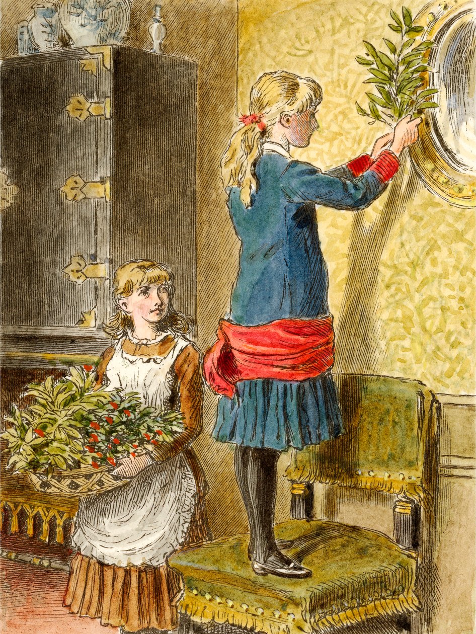 Julpynta, pub. 1854. av Alfred W Cooper