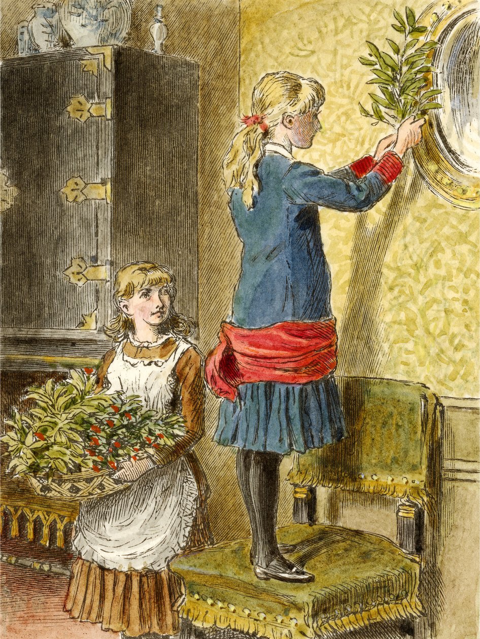 Julpynta, pub. 1854 av Alfred W. Cooper