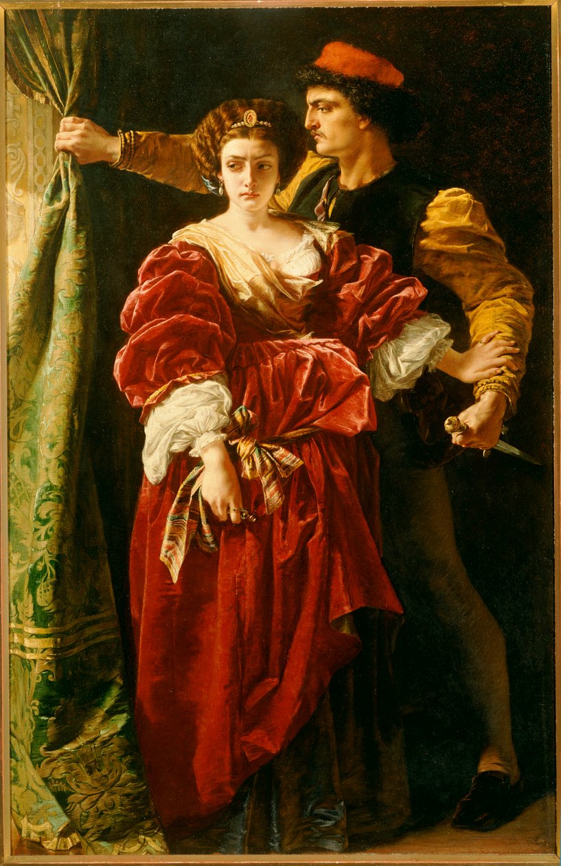 Lucrezia Borgia, 1863 av Alfred W. Elmore