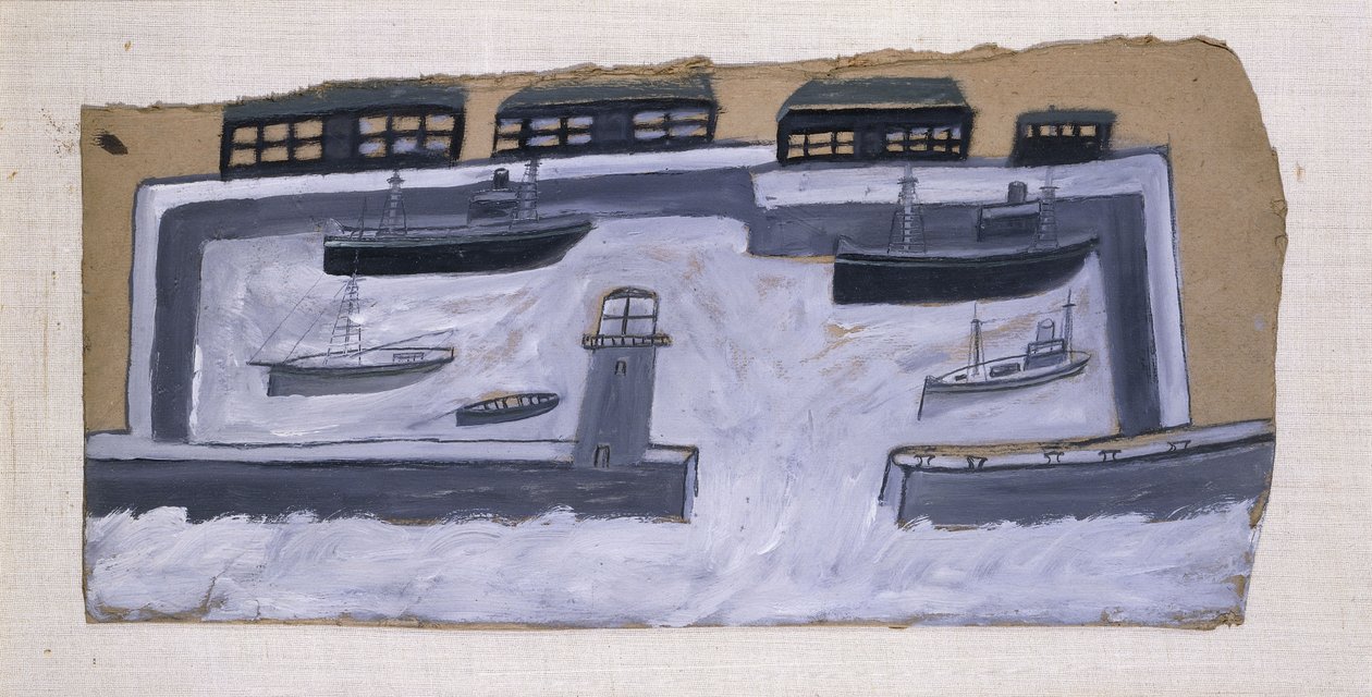 Hus och skepp av Alfred Wallis